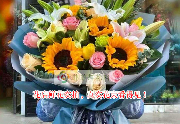牡丹江海林市花店鲜花实拍,牡丹江海林市真实花束看得见!